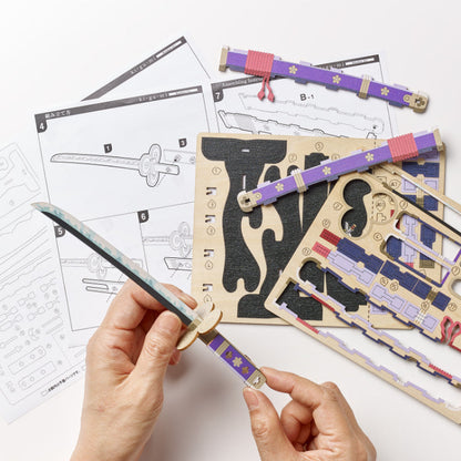 Wooden Art ki-gu-mi Zoro Sword Enma