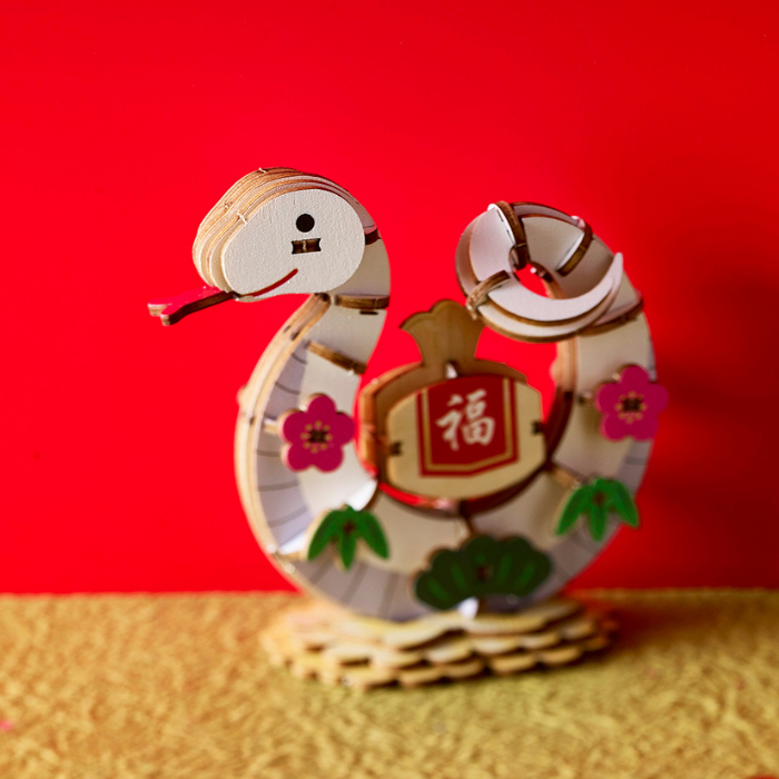 Wooden Art wa-gu-mi Snake