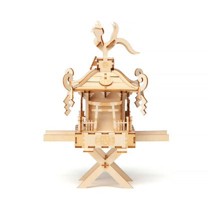 Wooden Art wa-gu-mi Portable Shrine Mikoshi