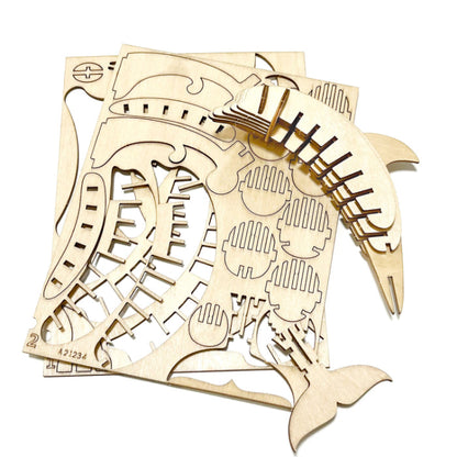 Wooden Art wa-gu-mi Dolphin