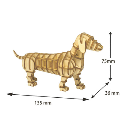 Wooden Art wa-gu-mi Dachshund