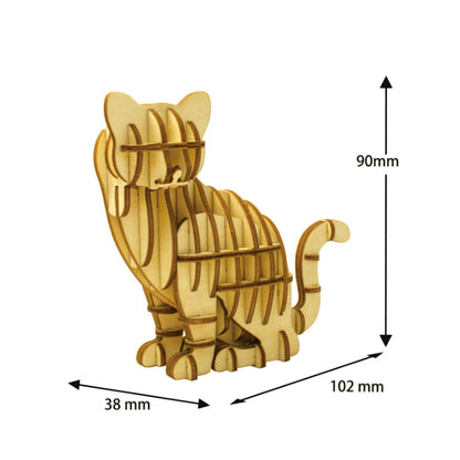 Wooden Art wa-gu-mi Cat