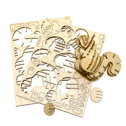 Wooden Art wa-gu-mi Squirrel