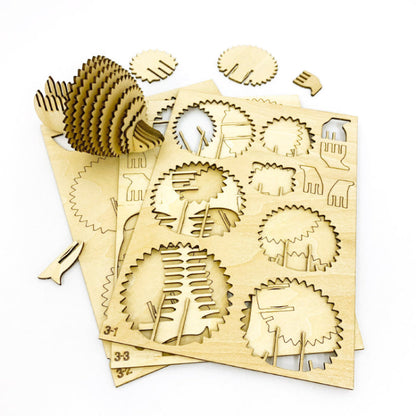Wooden Art wa-gu-mi Hedgehog Memo Stand