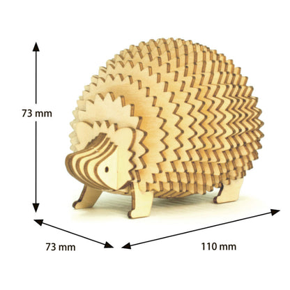 Wooden Art wa-gu-mi Hedgehog Memo Stand