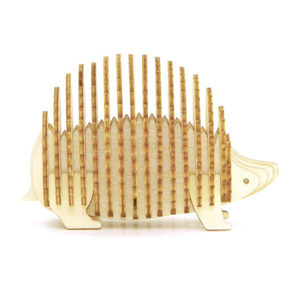 Wooden Art wa-gu-mi Hedgehog Memo Stand