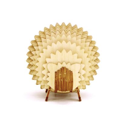 Wooden Art wa-gu-mi Hedgehog Memo Stand