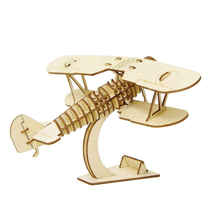 Wooden Art wa-gu-mi Biplane