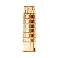 Wooden Art wa-gu-mi Leaning Tower of Pisa Pen Stand