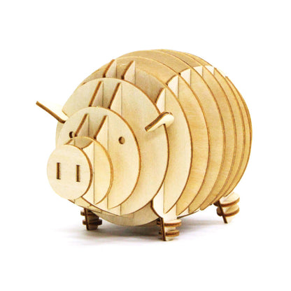 Wooden Art wa-gu-mi Piggy Bank