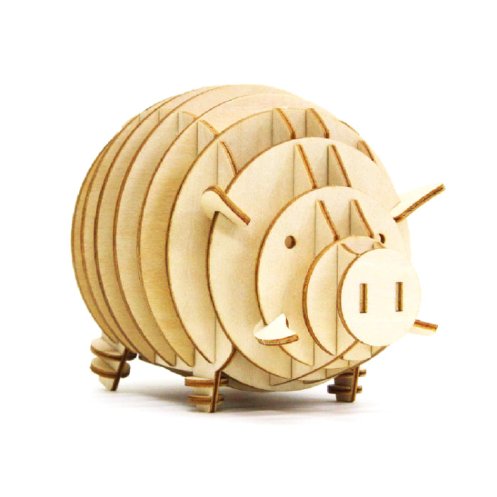 Wooden Art wa-gu-mi Piggy Bank
