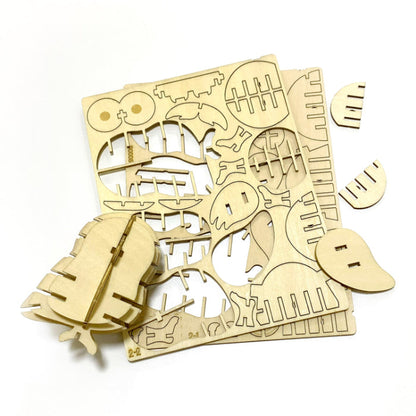 Wooden Art wa-gu-mi Owl