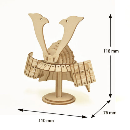 Wooden Art wa-gu-mi Kabuto Memo Stand