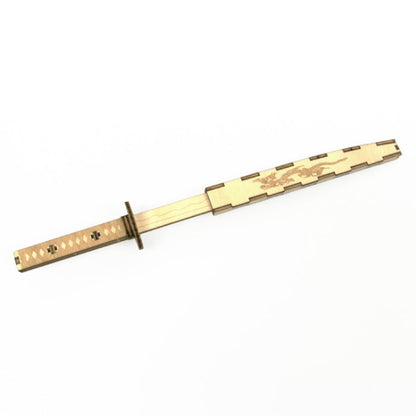Wooden Art wa-gu-mi Japanese Sword Katana