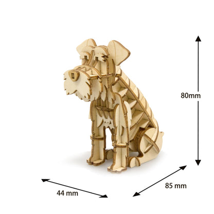 Wooden Art wa-gu-mi Miniature Schnauzer