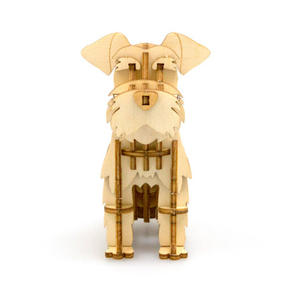 Wooden Art wa-gu-mi Miniature Schnauzer