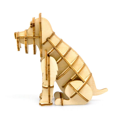 Wooden Art wa-gu-mi Miniature Schnauzer