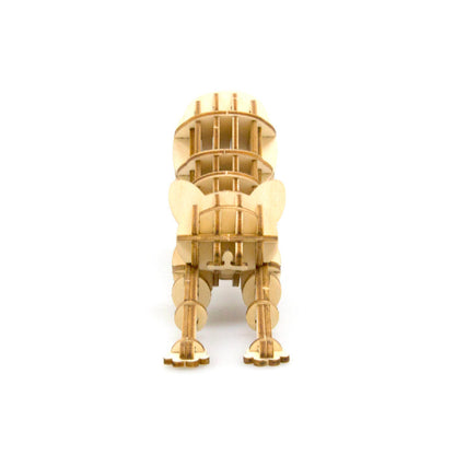 Wooden Art wa-gu-mi Stretching Cat