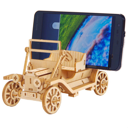 Wooden Art wa-gu-mi Classic Car Phone Stand