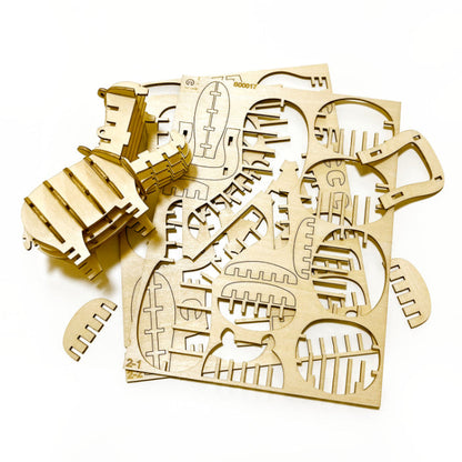 Wooden Art wa-gu-mi Hippopotamus