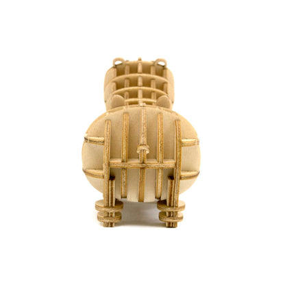 Wooden Art wa-gu-mi Hippopotamus