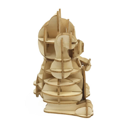 Wooden Art wa-gu-mi Maneki Neko (Lucky Cat)