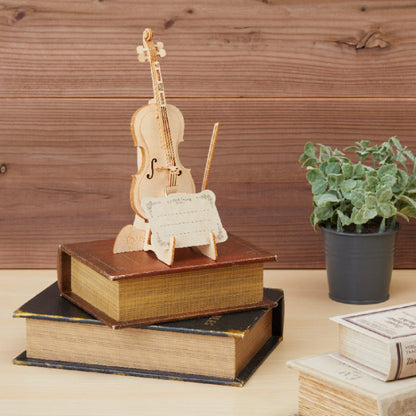 Wooden Art wa-gu-mi Cello Cell Phone Stand