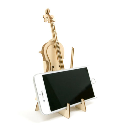 Wooden Art wa-gu-mi Cello Cell Phone Stand
