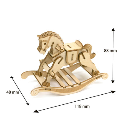 Wooden Art wa-gu-mi Rocking Horse