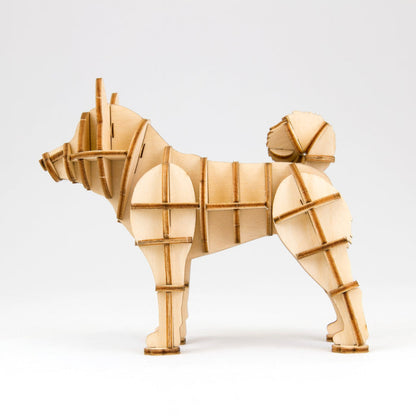 Wooden Art wa-gu-mi Brushwood Dog