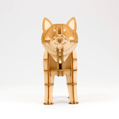 Wooden Art wa-gu-mi Brushwood Dog
