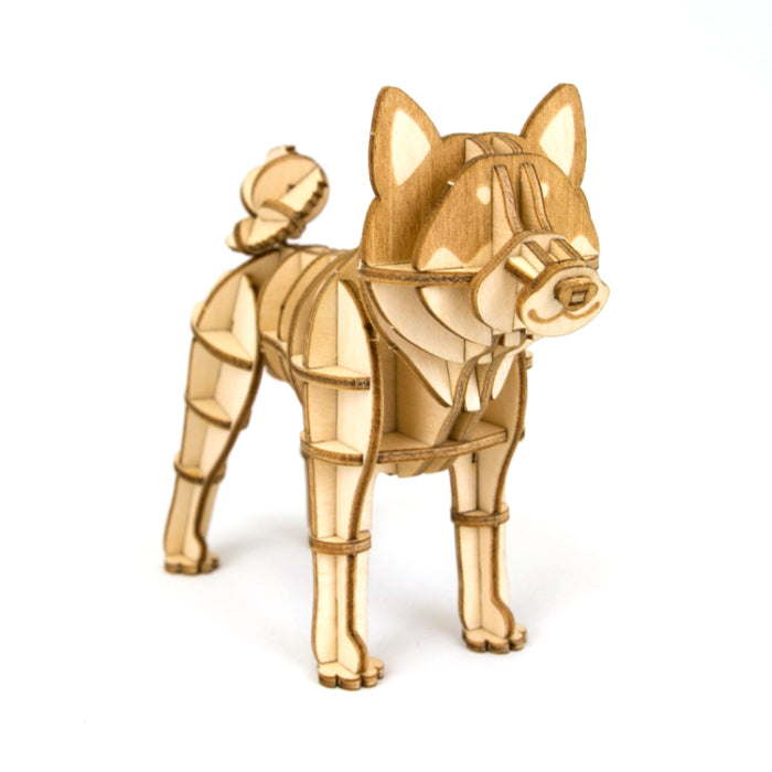 Wooden Art wa-gu-mi Brushwood Dog