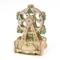 Wooden Art wa-gu-mi Ferris wheel with Music box
