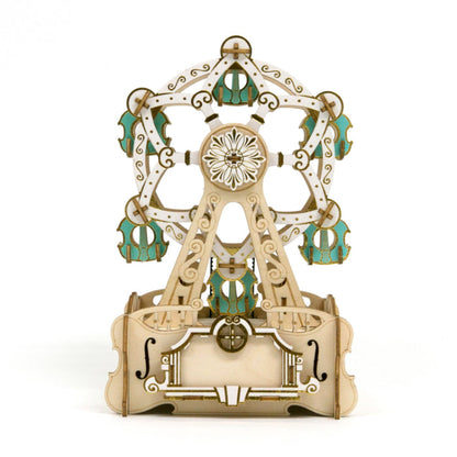 Wooden Art wa-gu-mi Ferris wheel with Music box