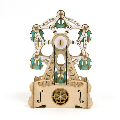 Wooden Art wa-gu-mi Ferris wheel with Music box