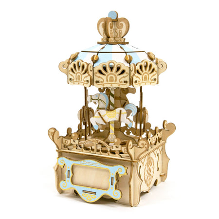 Wooden Art wa-gu-mi Merry-go-round with Music box