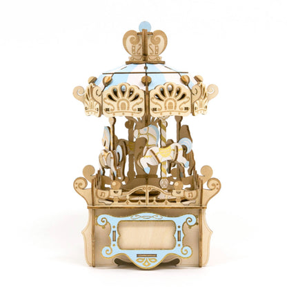 Wooden Art wa-gu-mi Merry-go-round with Music box