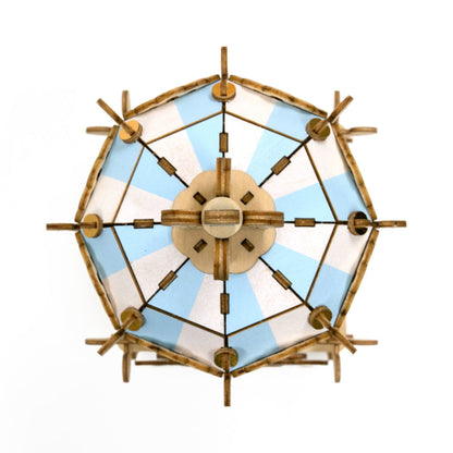 Wooden Art wa-gu-mi Merry-go-round with Music box