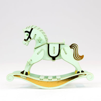 Paper Art si-gu-mi PLUS Wooden Rocking Horse