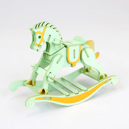 Paper Art si-gu-mi PLUS Wooden Rocking Horse