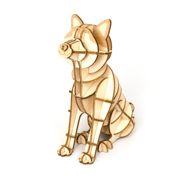 Wooden Art wa-gu-mi Akita Inu