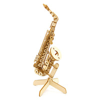 Wooden Art wa-gu-mi Saxophone Pen Stand