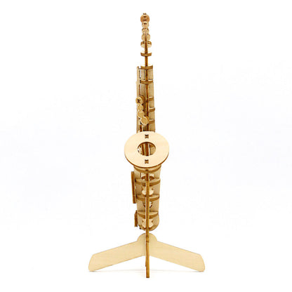 Wooden Art wa-gu-mi Saxophone Pen Stand