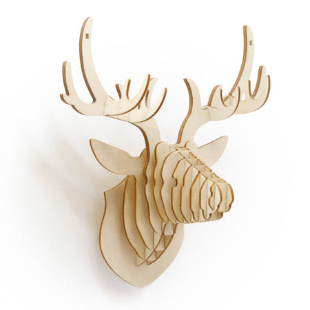 Wooden Art wa-gu-mi Deer Wall Décor