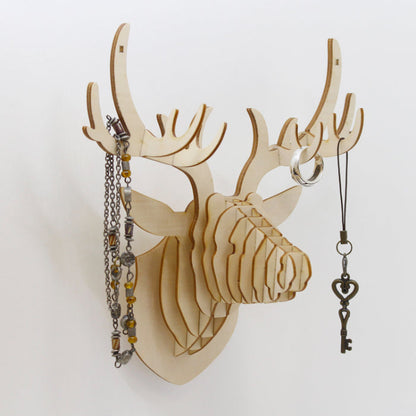 Wooden Art wa-gu-mi Deer Wall Décor