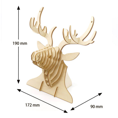 Wooden Art wa-gu-mi Deer Wall Décor