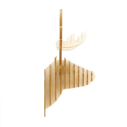 Wooden Art wa-gu-mi Deer Wall Décor