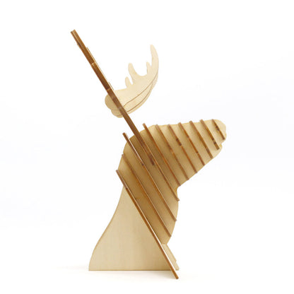 Wooden Art wa-gu-mi Deer Wall Décor