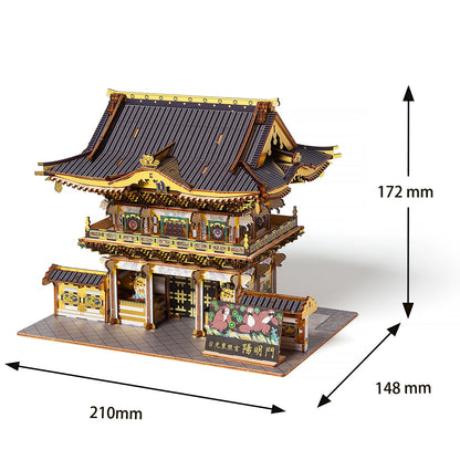 Wooden Art wa-gu-mi Nikko Toshogu Yomeimon Gate