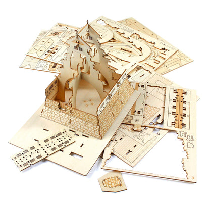 Wooden Art wa-gu-mi Osaka Castle